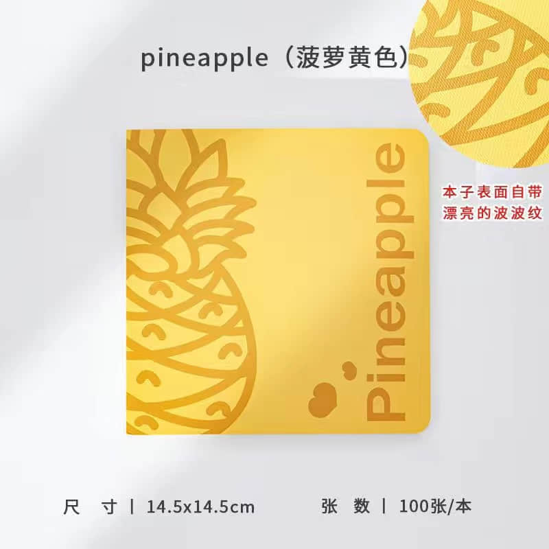 Thicken Grid Notebook Pineapple