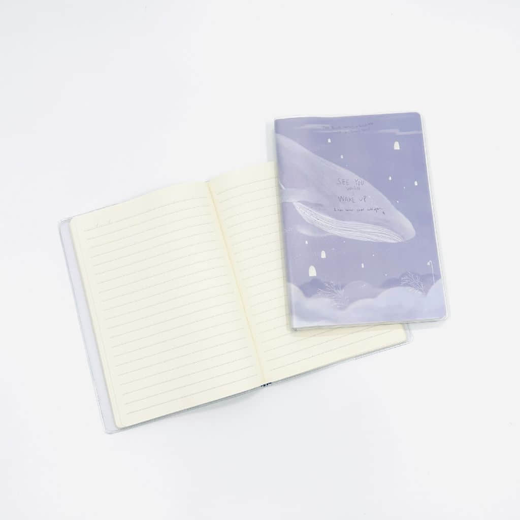 Whale Notebook A5 96 Sheets
