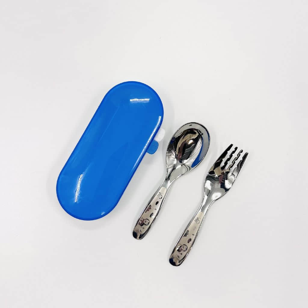 Spoon Fork Set Box Blue